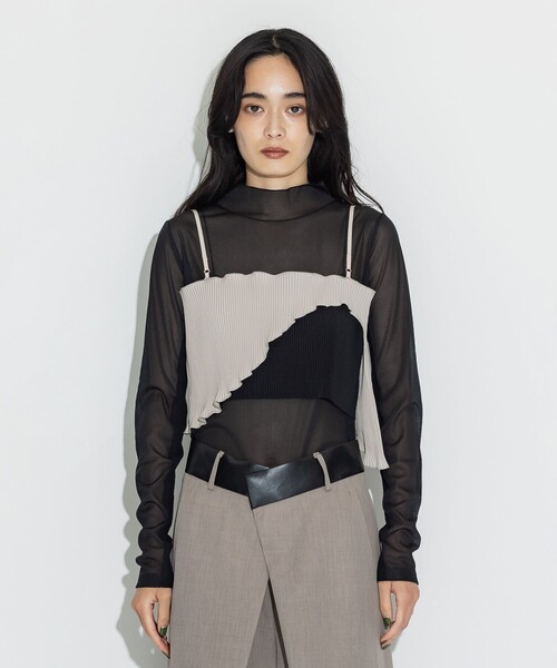 kotohayokozawa/コトハヨコザワ】フィーリングウェーブキャミソール