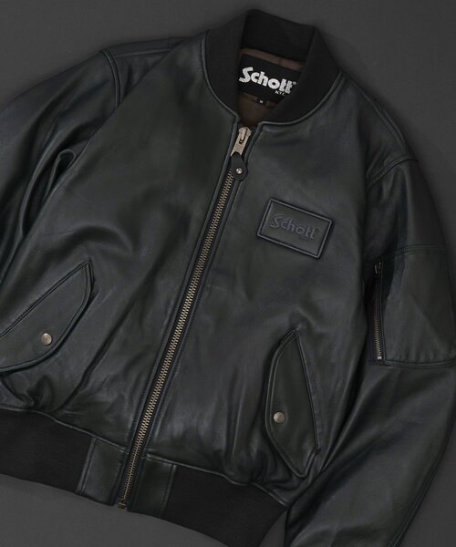 schott（ショット）の「SCHOTT / ショット 別注 レザーMA-1（MA-1