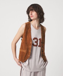 6（ロク）の「＜6(ROKU)＞ベロア ビスチェ（ベスト）」 - WEAR