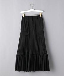 Sacai（サカイ）の「Sacai - アシンメトリー プリーツスカート - women