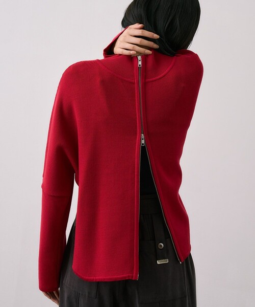 完売間近！】BACKスリットドルマンニット｜ウォッシャブル/オフィス