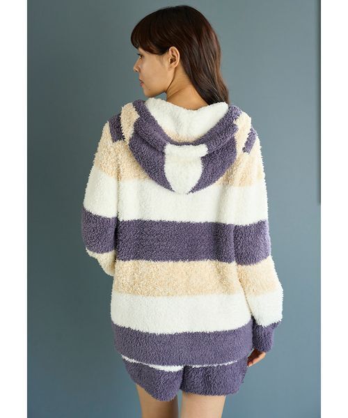 セール】ジェラート3ボーダーパーカ（ルームウェア/パジャマ）｜gelato