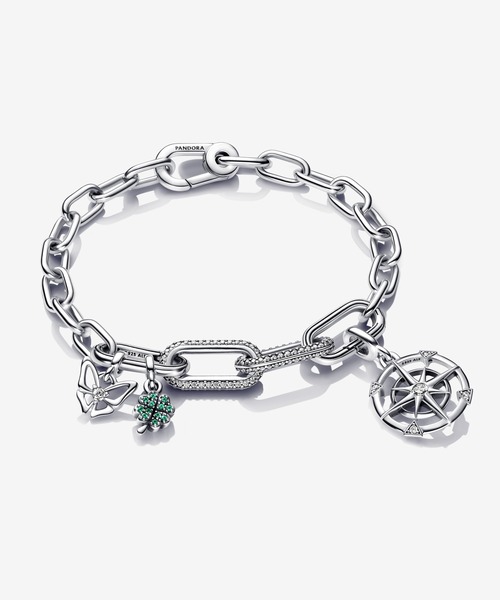 Pandora ME スリム リンク チェーン シルバー ブレスレット