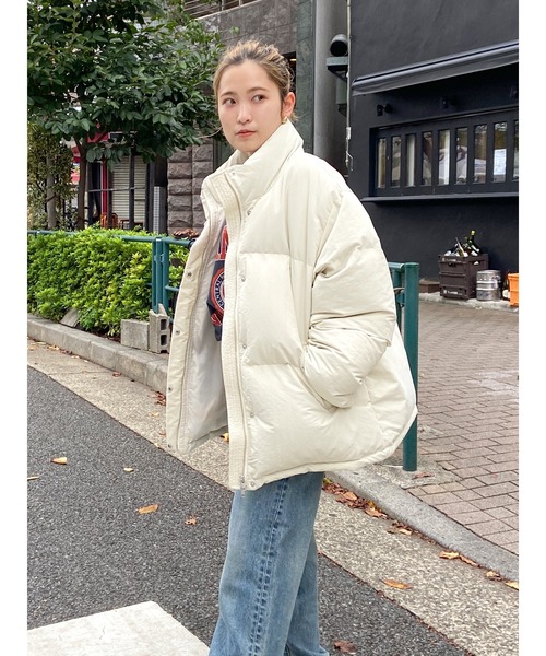 セール】ミドル丈ルーズシルエットダウン（ダウンジャケット/コート