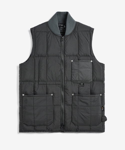 TAION(タイオン)】〈ユニセックス〉ワーク リブネックWジップ ダウン