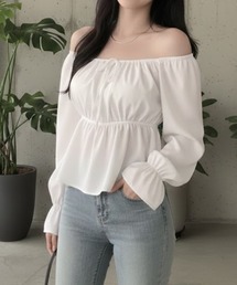 セール】「オフショル ぺプラム オフショルダー」に該当する