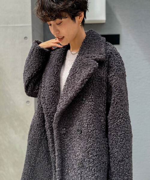 セール】フェイクテディファーロングコート（その他アウター