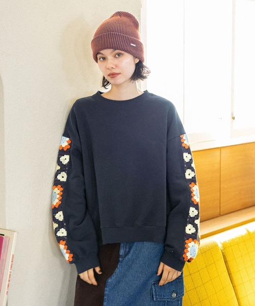 クロシェコンビプルオーバー（スウェット）｜niko and（ニコアンド