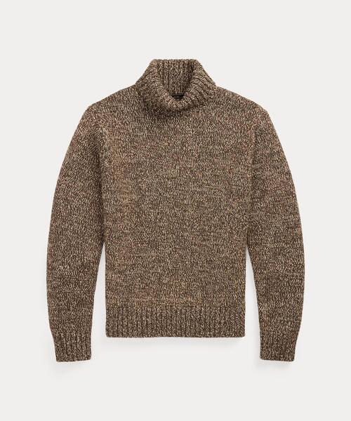 RRL（ダブル アール エル）の「ワッフルニット カシミヤ セーター