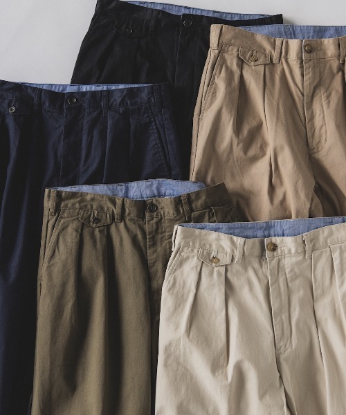 BEAMS PLUS（ビームスプラス）の「【ビームスの百名品】2プリーツ チノ