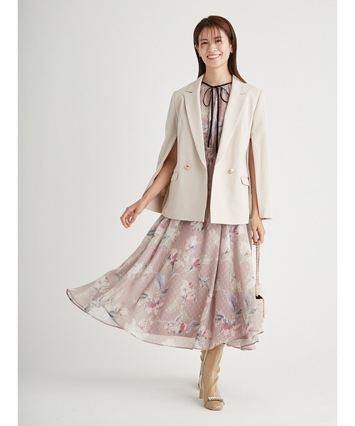 CELFORD（セルフォード）の「ペイントフラワーワンピース（ワンピース