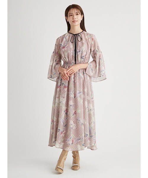 CELFORD（セルフォード）の「ペイントフラワーワンピース（ワンピース