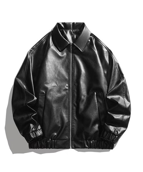 セール】2-11B32 PU レザー ジャケット（スタジャン）｜CALIFORNIA