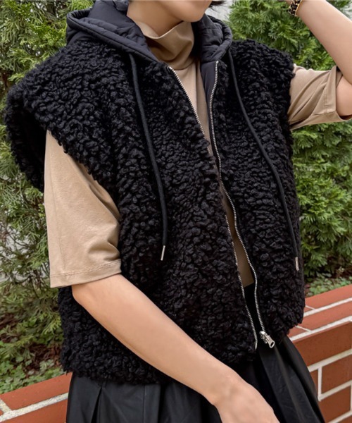 リバーシブルボアベスト（ベスト）｜ONEP STAR（ワンピスター）の