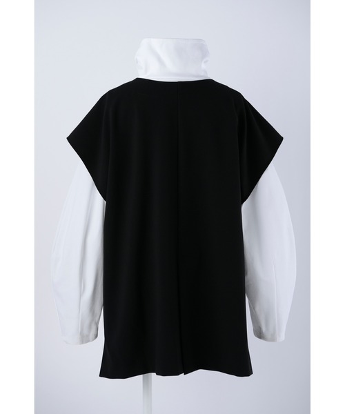 ENFOLD（エンフォルド）の「ダブルクロス カットレイヤープルオーバー