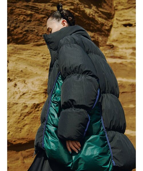 UN3D.（アンスリード）の「ギャザーエアリーダウンジャケット（ダウン