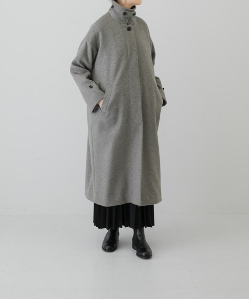 かぐれ（カグレ）の「ウールバルマカンコート（ステンカラーコート