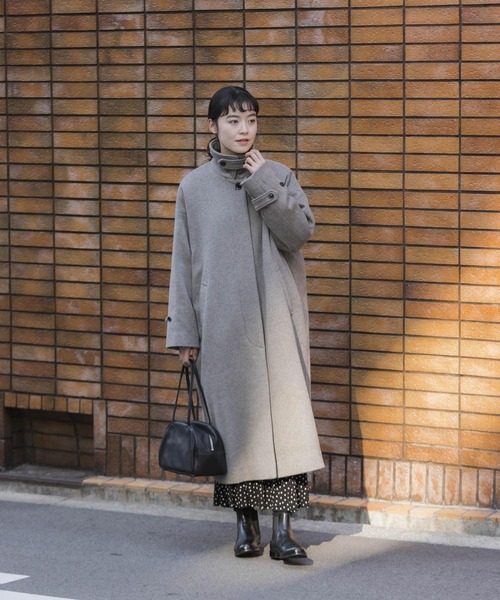 かぐれ（カグレ）の「ウールバルマカンコート（ステンカラーコート