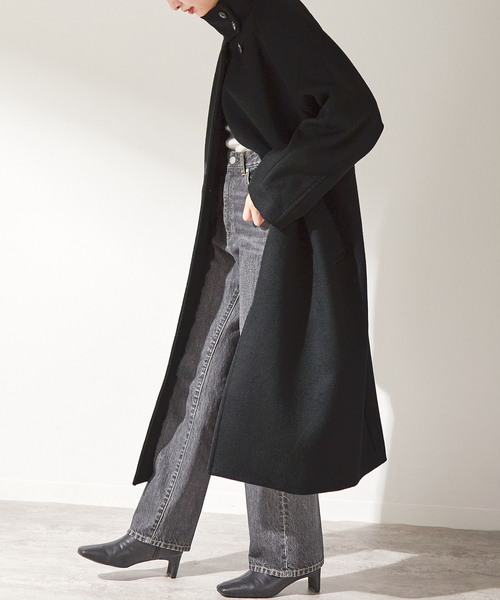 B.C STOCK（ベーセーストック）の「Wビーバースタンドカラーコート