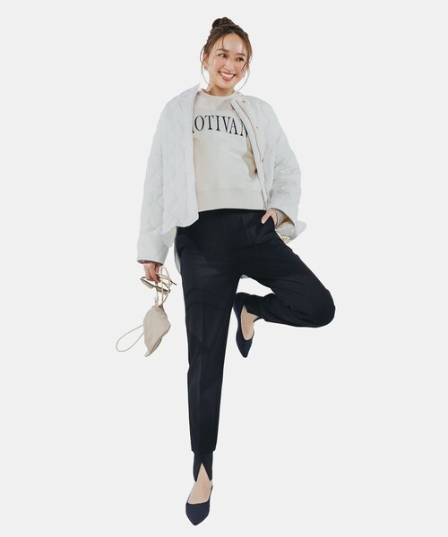 自宅で洗濯OK / 軽量で暖かい】TAIONコラボ キルティングブルゾン