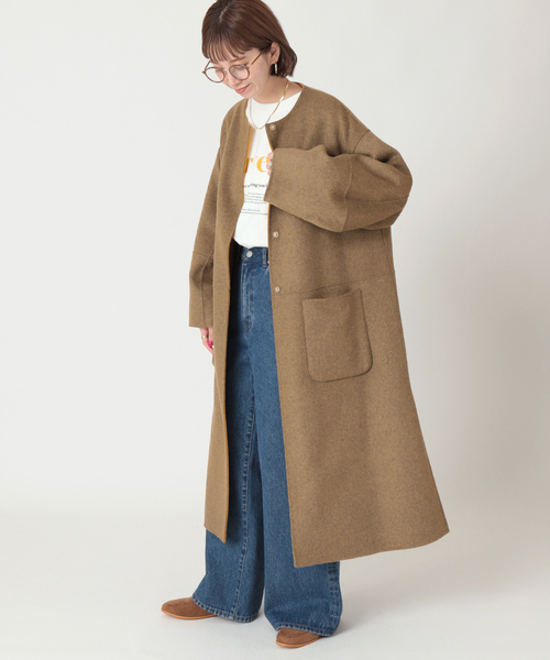 B.C STOCK（ベーセーストック）の「S120ブレンドリバーシブルコート