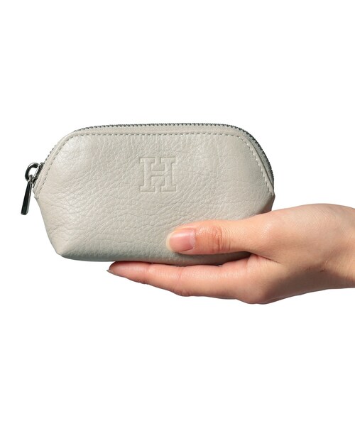 アクセサリー】ポーチ レザー コンパクト 本革（商品番号：P25-50210