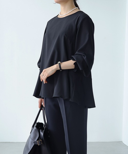 セール】ペプラムブラウス（シャツ/ブラウス）｜evernavy（エバー