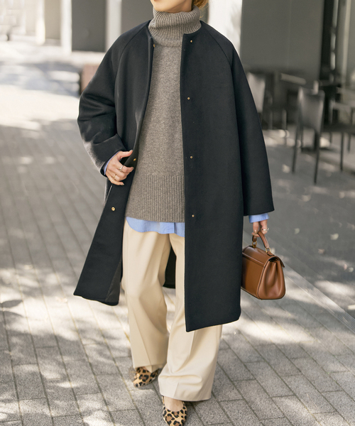 Spick & Span（スピックアンドスパン）の「ノーカラーリバーコート