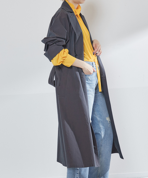 ヴェルメイユパーイエナ カラーシャンブレーライトトレンチ 23SS 定価6