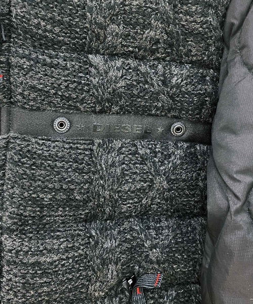 DIESEL（ディーゼル）の「ミックスマテリアルダウンジャケット K-BOOMS