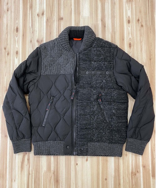 DIESEL（ディーゼル）の「ミックスマテリアルダウンジャケット K-BOOMS