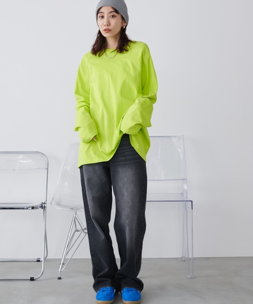 ラグランスリーブBIGロンT（Tシャツ/カットソー）｜Auntie Rosa