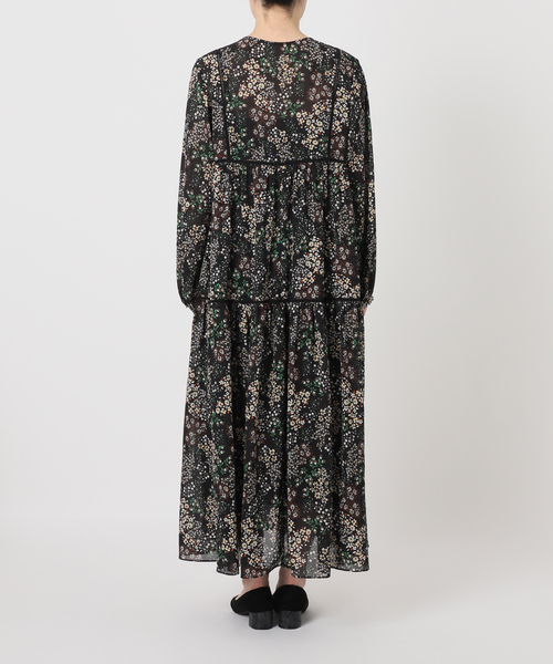 WEB限定/追加》FLOWER PRINT ワンピース（ワンピース）｜SLOBE IENA