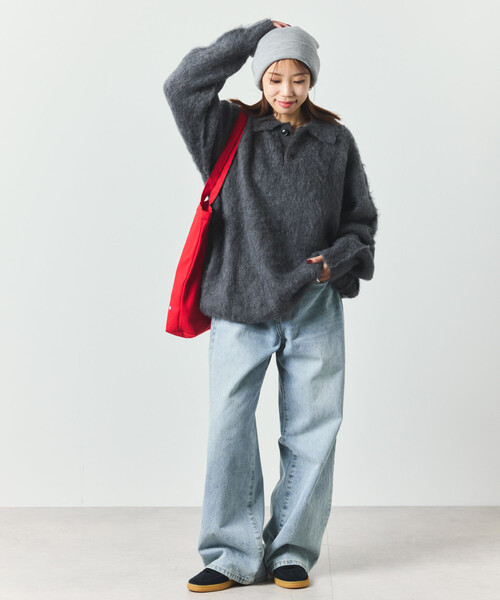 セール】シャギーニットポロ セーター（ニット/セーター）｜FREAK'S