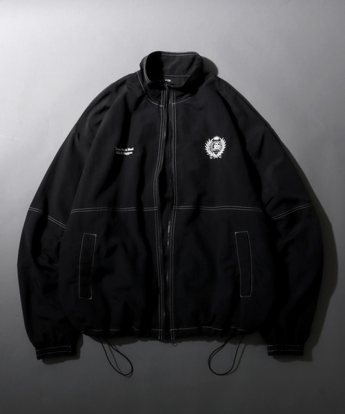 セール】SITRY Nylon Track Jacket/別注 オーバーサイズ ブロークコア