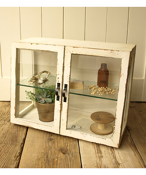 salut!（サリュ!）の「ｱﾝﾃｨｰｸｳｯﾄﾞ両開きｺﾚｸｼｮﾝｹｰｽ（収納グッズ）」 - WEAR