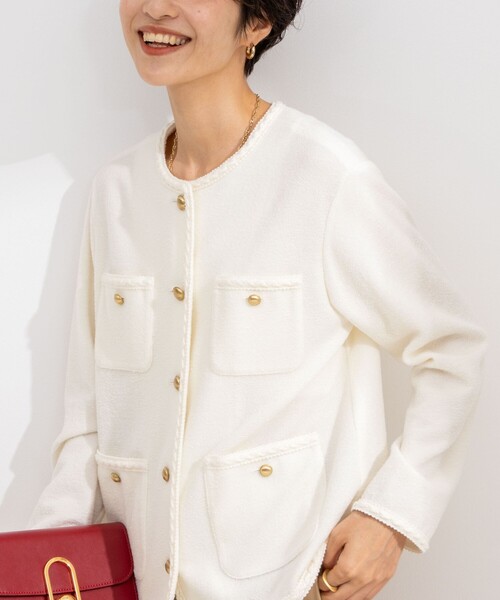 NOLLEY'S Sophi（ノーリーズソフィ）の「パイピングカーデジャケット