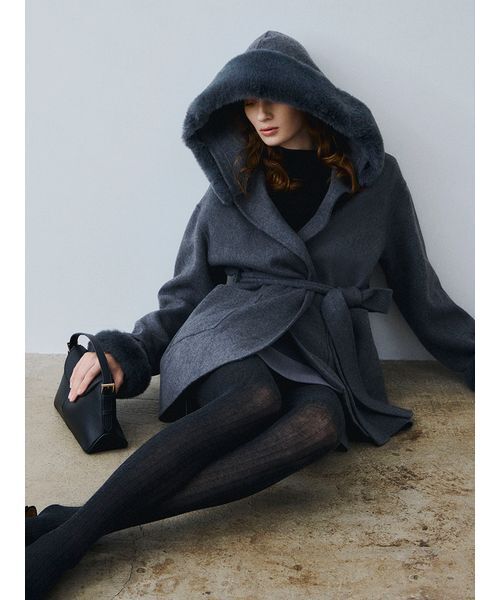 セール】ファーリバーミドルコート（トレンチコート）｜FRAY I.D