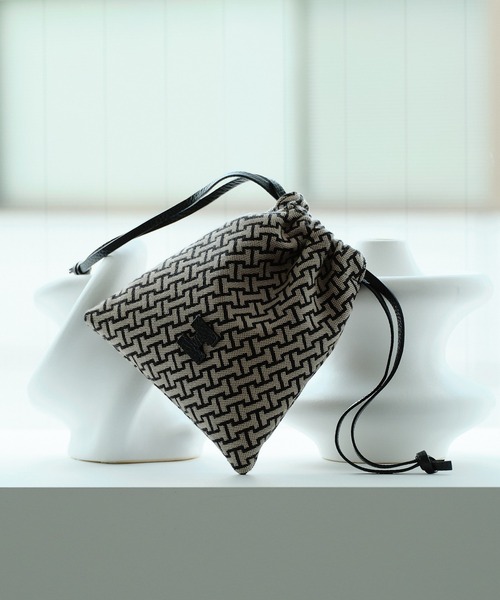 モノグランマ ポーチ JACQUARD/CERVO（ポーチ）｜IACUCCI（イアクッチ