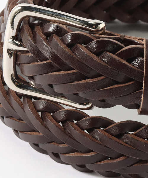 ホワイトハウスコックス 32mm メッシュベルト ブラウン 36/90L～XL