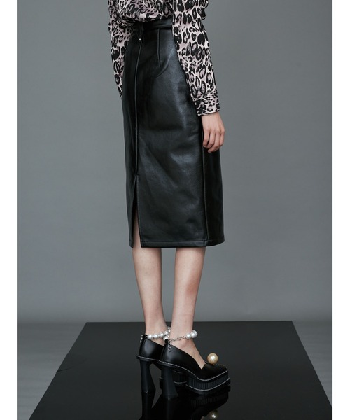 PAMEO POSE（パメオポーズ）の「Metallic Skirt（スカート）」 - WEAR