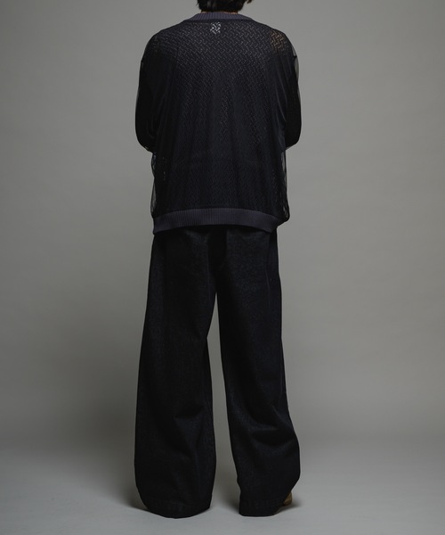 CASPER JOHN（キャスパージョン）の「Tulle layered lace cardigan