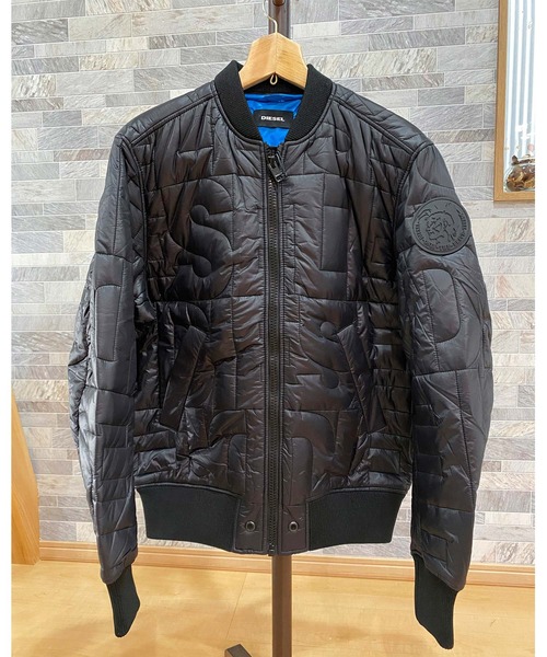 DIESEL（ディーゼル）の「ロゴステッチ ボンバージャケットMA-1 W-ALL