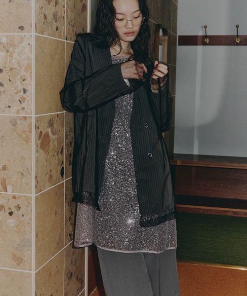 ダブルクロスオールインワンドレス / double cross all in one dress