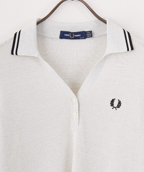 FRED PERRY/フレッドペリー] ツインティップライン メタリックニット