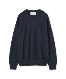 セール】TOMORROWLAND tricot アルパカポリエステルケーブル クルー