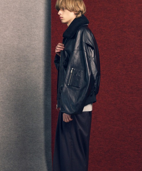 UNISEX》Sheep Leather Mouton G-1 Flight Jacket/シープレザー