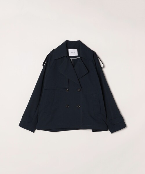 セール】SHIPS any: 〈洗濯機可能〉ショート トレンチ コート