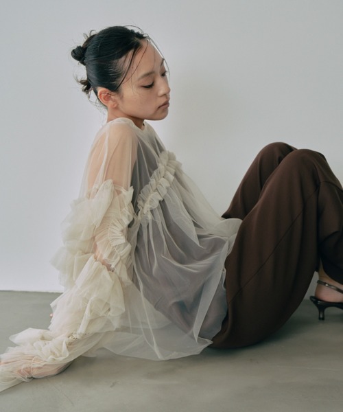 デコラティブチュールトップス / decorative tulle tops（ドレス