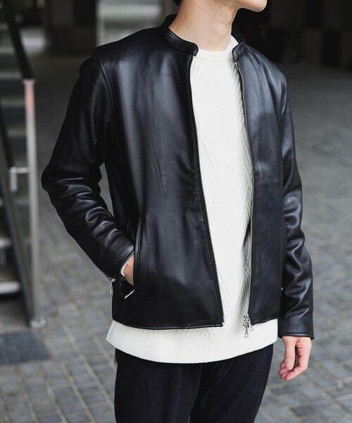 BEAMS HEART（ビームスハート）の「リアルレザー シングルライダース